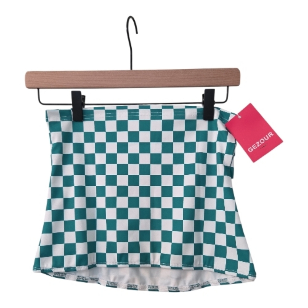 Gezour Checkered Tube Top